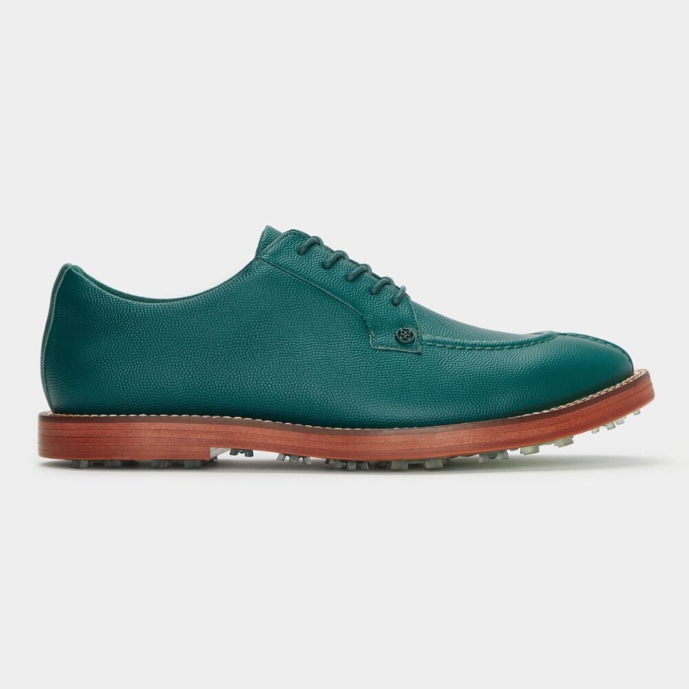 G/FORE LIMITED EDITION SPLIT TOE GALLIVANTER LUXE LEATHER GOLF SHOE GREEN 9.5M